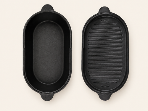 3L oval cast iron sauté pan