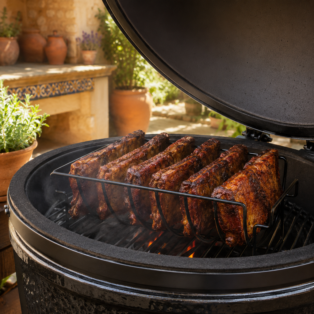 Râtelier rôtisserie Kamado