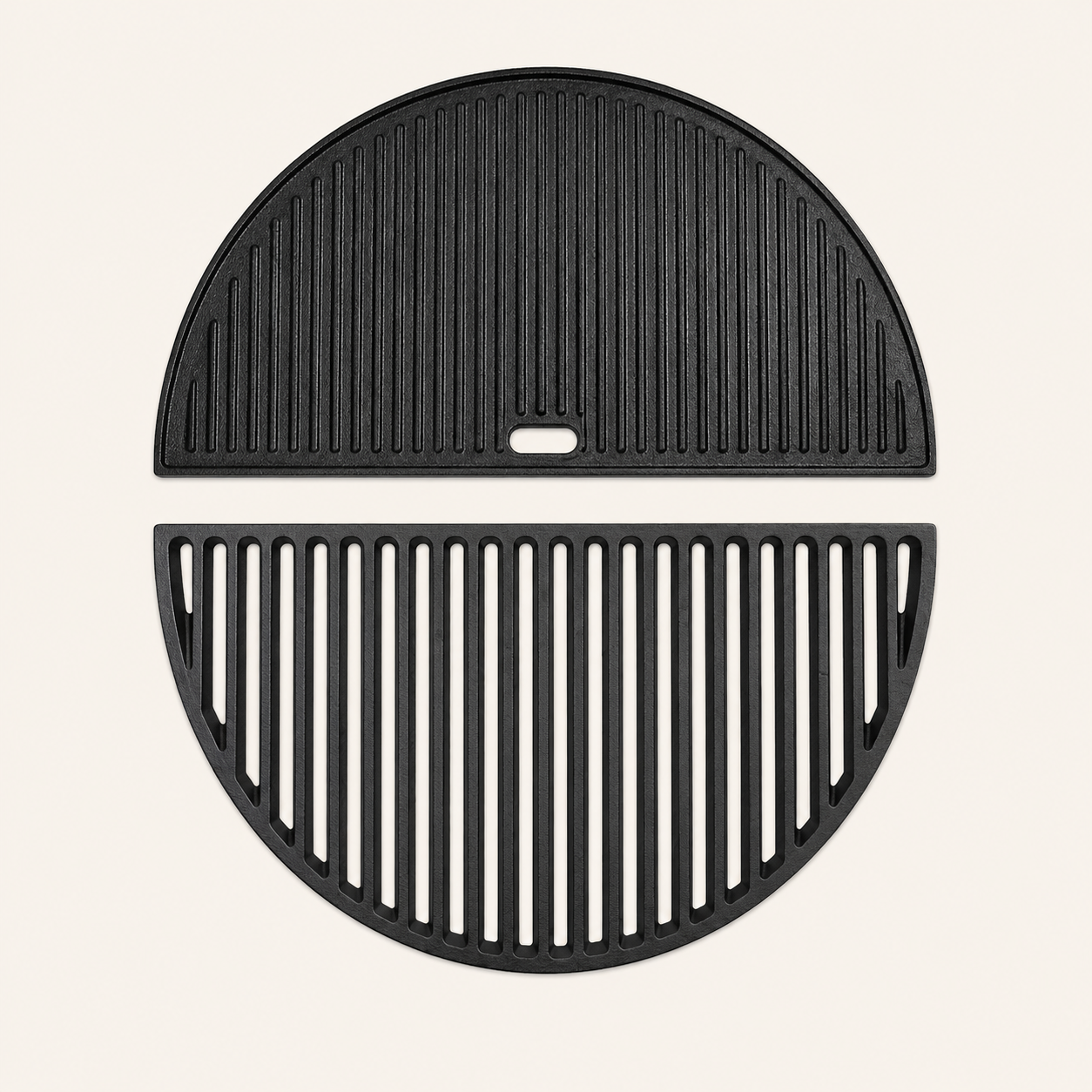 Grille ronde en fonte multifonctions pour Kamado Large