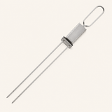 6 brochettes doubles en inox