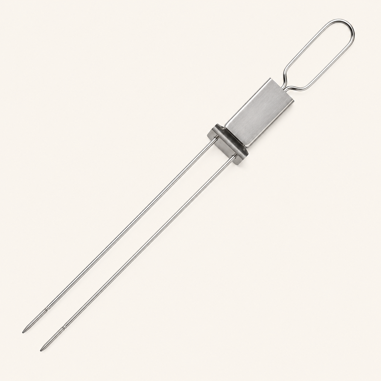 6 brochettes doubles en inox